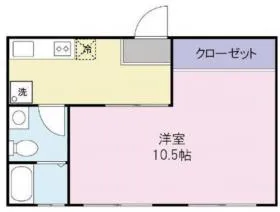 三河屋ビルの基準階図面