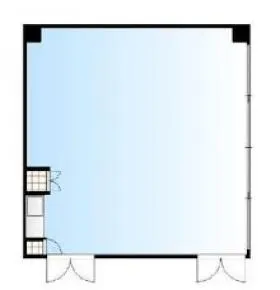 目白ファッションカレッジビルの基準階図面