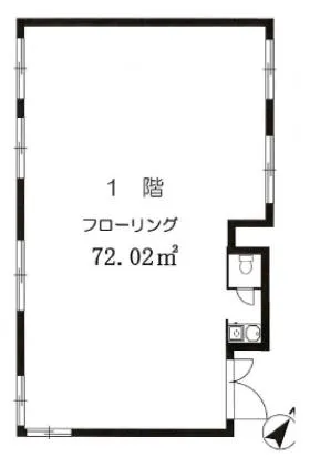 青山アンドービルの基準階図面