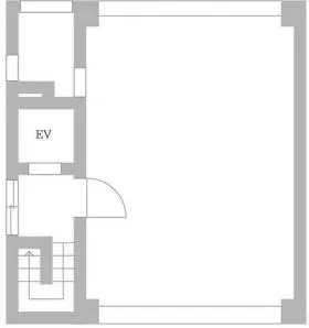 QueensNSビルの基準階図面