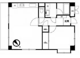 シャングリラ代々木ビルの基準階図面