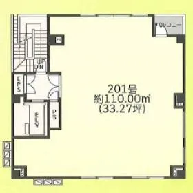 ポプリプラザビルの基準階図面