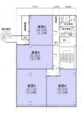 第2ウエノヤビルの基準階図面