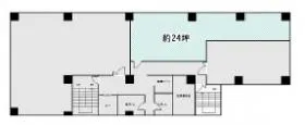 和光中町ビルの基準階図面