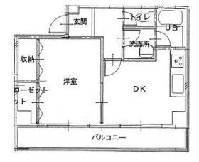 六本木コーヨーハイツビルの基準階図面