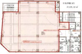 ザ・パークレックス人形町ビルの基準階図面
