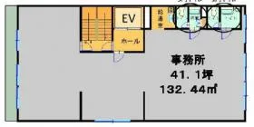 向島RNビルの基準階図面