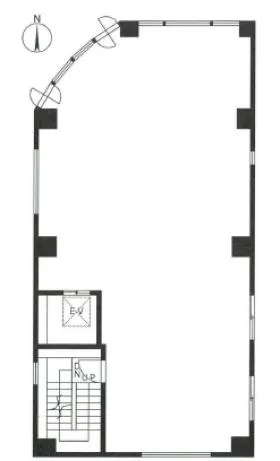 N&Hビルの基準階図面