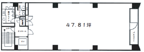JBビルの基準階図面