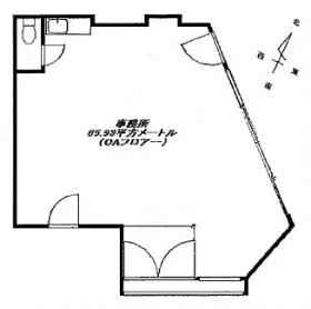 ドゥースセゾンの基準階図面