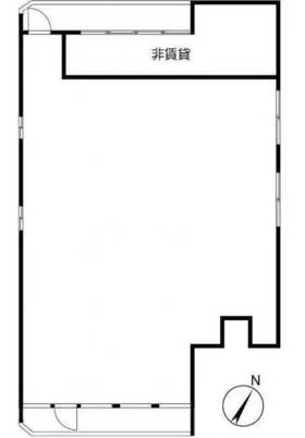 荒井ビルの基準階図面