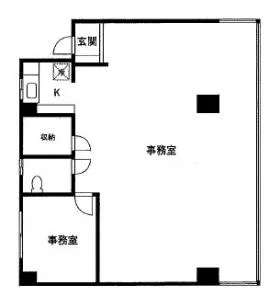 リキマンション別館ビルの基準階図面
