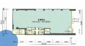 12東洋海事ビルの基準階図面