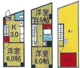 千成ビルの基準階図面