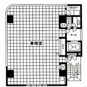 宮倉ビルの基準階図面