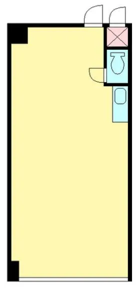 西中延ビルの基準階図面