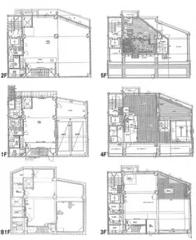 板橋2丁目ビルの基準階図面