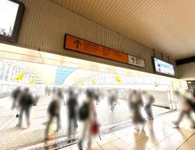 芝浦口へ向かう
