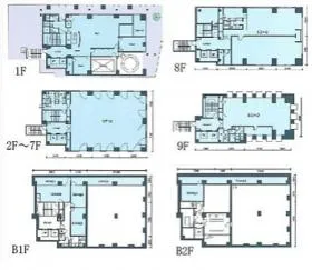 仮称)神田司町2丁目ビルの基準階図面