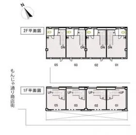 月島ライゼホビービルの基準階図面