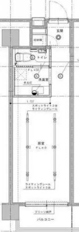 ハイツサト赤坂ビルの基準階図面