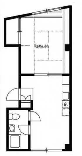 松本ビルの基準階図面