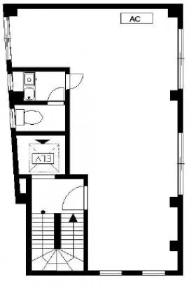 新井鐵工ビルの基準階図面