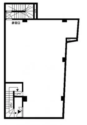十条ホワイトビルの基準階図面