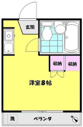 リバティハイツビルの基準階図面