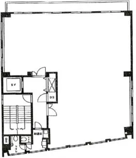 松屋ビルの基準階図面