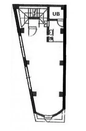 一番町ビルの基準階図面