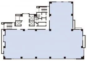 渋谷新南口ビルの基準階図面