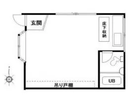 コーポ412ビルの基準階図面