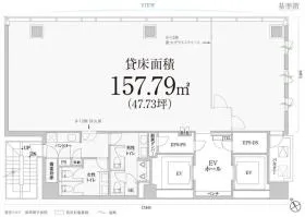 PMO五反田の基準階図面