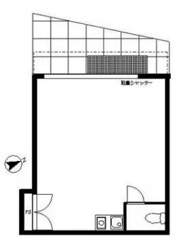 Sedona jingumaeビルの基準階図面