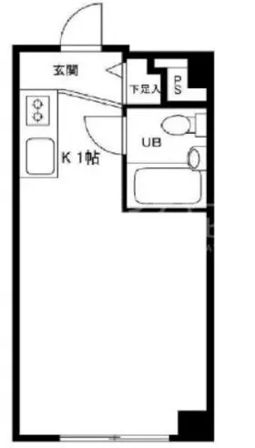 カーサ幡ヶ谷ビルの基準階図面