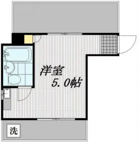 高地ビルの基準階図面