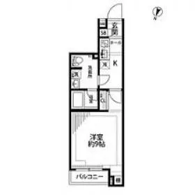 シティハイムジュピタービルの基準階図面