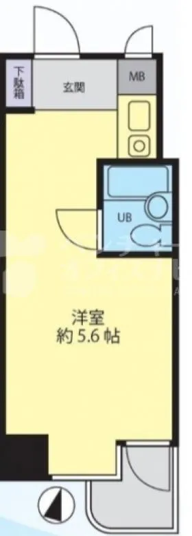 ラフィネ東銀座ビルの基準階図面