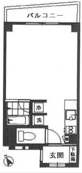 アルファースタイルビルの基準階図面