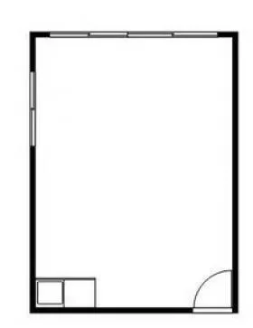 富士計量器ビルの基準階図面