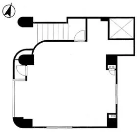 WEST1ビルの基準階図面
