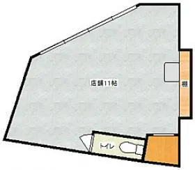 メゾンかもめビルの基準階図面