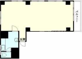 アパルトマン四谷ビルの基準階図面