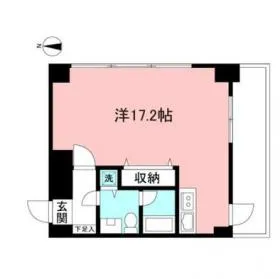 初台ハイツビルの基準階図面