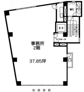 AMビルの基準階図面