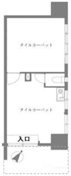 レーベンハイム南大塚参番館ビルの基準階図面
