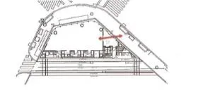 オカバツインタワービルの基準階図面
