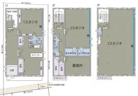 小豆沢4丁目一棟貸しビルの基準階図面