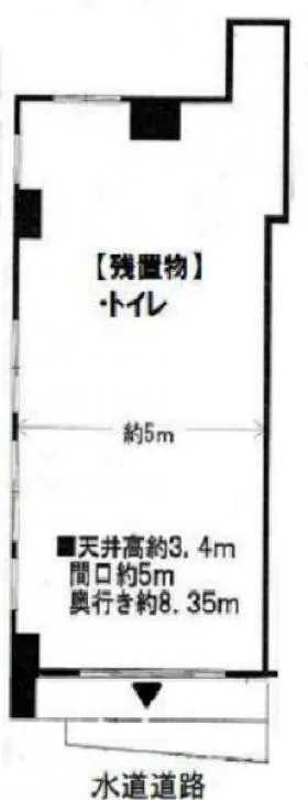 アフィーノ笹塚ビルの基準階図面